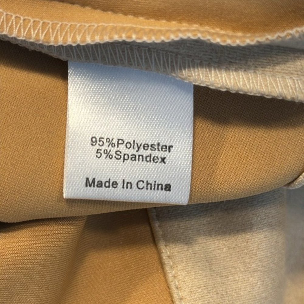 Tuckernuck NEW Bone Ivory Faux Suede Margot Collared 3/4 Sleeve Top Size M - Picture 9 of 10